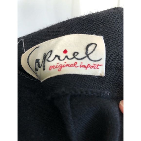 VTG CAPRIEL 100% Belgium Wool Midi Dress - Picture 6 of 8